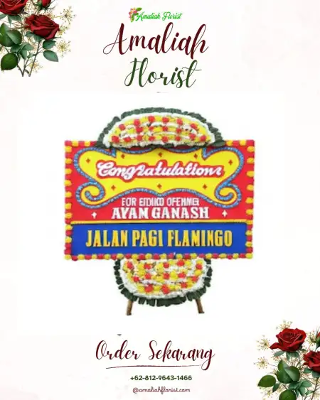 Sewa Papan Bunga Arahan Lor